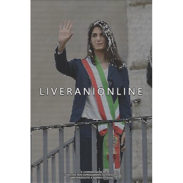 Insediamento del sindaco di Roma Virginia Raggi Roma - 23.06.2016 - nella foto: Virginia Raggi Ph.Corradetti - AG ALDO LIVERANI SAS