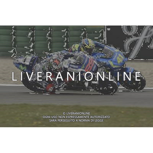 24.06.2016. Assen, Olanda. Jorge Lorenzo (Movistar Yamaha) e Aleix Espargaro (Suzuki Ecstar) durante le prove libere. ©PIAZZOLLA / AGENZIA ALDO LIVERANI SAS Gran Premio d\'Olanda MotoGP Assen, motomondiale Prove Libere 24.06.2016