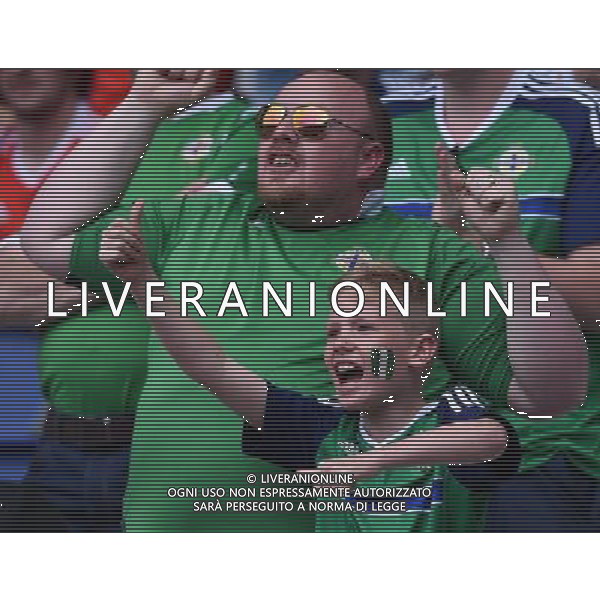 UEFA Francia EURO 2016 Final Tournament Roud of 16 Parigi - 25.06.2016 Galles-Irlanda del Nord Nella Foto:tifosi irlanda /Ph.Vitez-Ag. Aldo Liverani