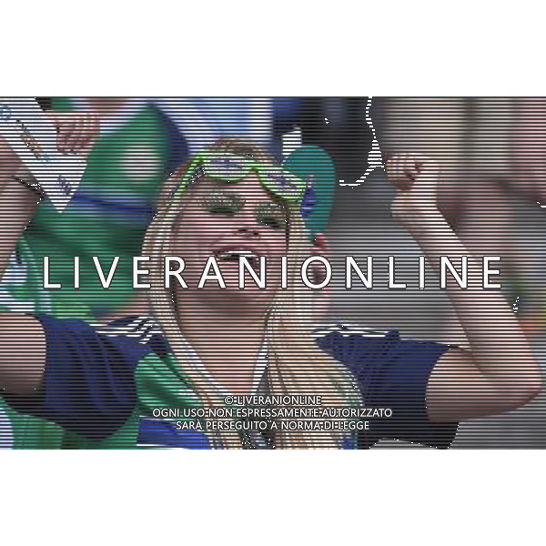 UEFA Francia EURO 2016 Final Tournament Roud of 16 Parigi - 25.06.2016 Galles-Irlanda del Nord Nella Foto:tifosi irlanda /Ph.Vitez-Ag. Aldo Liverani