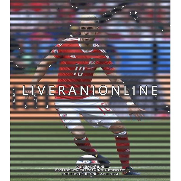 UEFA Francia EURO 2016 Final Tournament Roud of 16 Parigi - 25.06.2016 Galles-Irlanda del Nord Nella Foto:ramsey /Ph.Vitez-Ag. Aldo Liverani