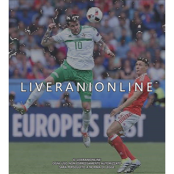 UEFA Francia EURO 2016 Final Tournament Roud of 16 Parigi - 25.06.2016 Galles-Irlanda del Nord Nella Foto:lafferty /Ph.Vitez-Ag. Aldo Liverani