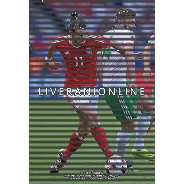 UEFA Francia EURO 2016 Final Tournament Roud of 16 Parigi - 25.06.2016 Galles-Irlanda del Nord Nella Foto:bale-dallas /Ph.Vitez-Ag. Aldo Liverani