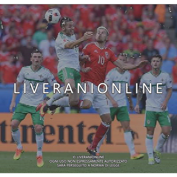 UEFA Francia EURO 2016 Final Tournament Roud of 16 Parigi - 25.06.2016 Galles-Irlanda del Nord Nella Foto:washington-ramsey /Ph.Vitez-Ag. Aldo Liverani