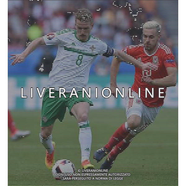 UEFA Francia EURO 2016 Final Tournament Roud of 16 Parigi - 25.06.2016 Galles-Irlanda del Nord Nella Foto:davis-ramsey /Ph.Vitez-Ag. Aldo Liverani