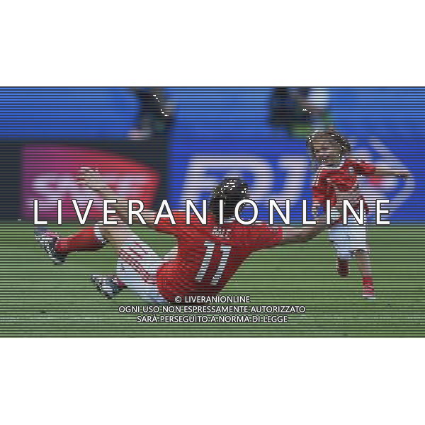 UEFA Francia EURO 2016 Final Tournament Roud of 16 Parigi - 25.06.2016 Galles-Irlanda del Nord Nella Foto:bale festeggia con la figlia /Ph.Vitez-Ag. Aldo Liverani