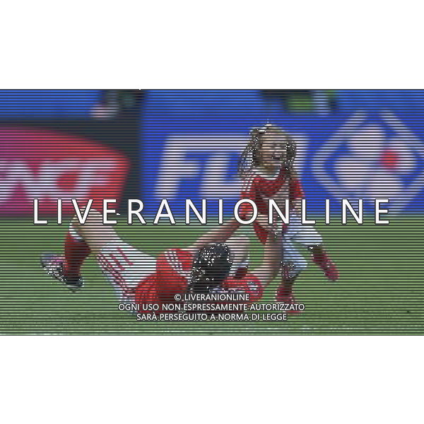 UEFA Francia EURO 2016 Final Tournament Roud of 16 Parigi - 25.06.2016 Galles-Irlanda del Nord Nella Foto:bale festeggia con la figlia /Ph.Vitez-Ag. Aldo Liverani