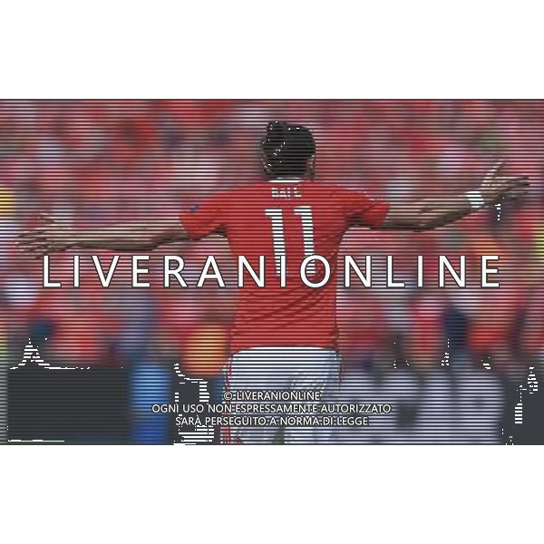 UEFA Francia EURO 2016 Final Tournament Roud of 16 Parigi - 25.06.2016 Galles-Irlanda del Nord Nella Foto:Bale Gareth /Ph.Vitez-Ag. Aldo Liverani