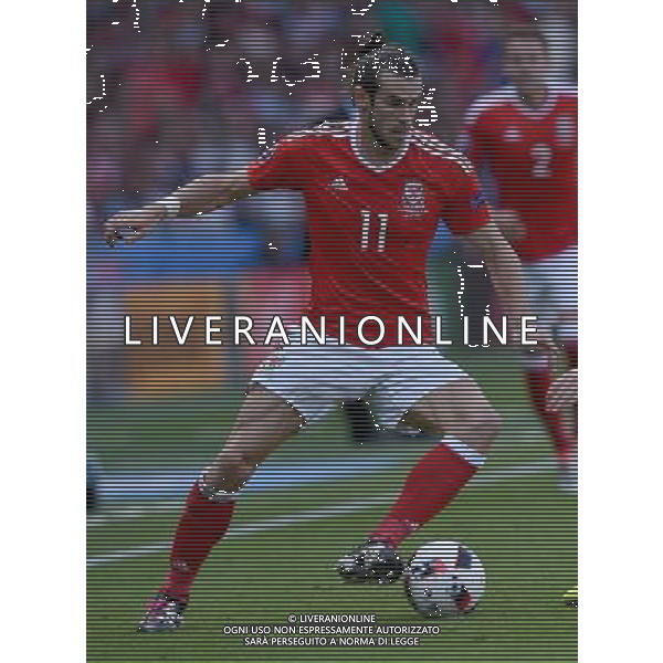 UEFA Francia EURO 2016 Final Tournament Roud of 16 Parigi - 25.06.2016 Galles-Irlanda del Nord Nella Foto:Bale Gareth /Ph.Vitez-Ag. Aldo Liverani