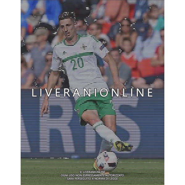 UEFA Francia EURO 2016 Final Tournament Roud of 16 Parigi - 25.06.2016 Galles-Irlanda del Nord Nella Foto:Cathcart Craig /Ph.Vitez-Ag. Aldo Liverani