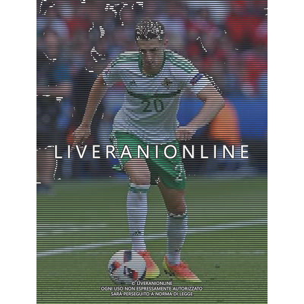 UEFA Francia EURO 2016 Final Tournament Roud of 16 Parigi - 25.06.2016 Galles-Irlanda del Nord Nella Foto:Cathcart Craig /Ph.Vitez-Ag. Aldo Liverani