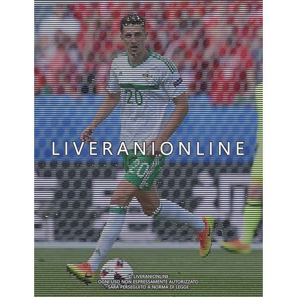 UEFA Francia EURO 2016 Final Tournament Roud of 16 Parigi - 25.06.2016 Galles-Irlanda del Nord Nella Foto:Cathcart Craig /Ph.Vitez-Ag. Aldo Liverani