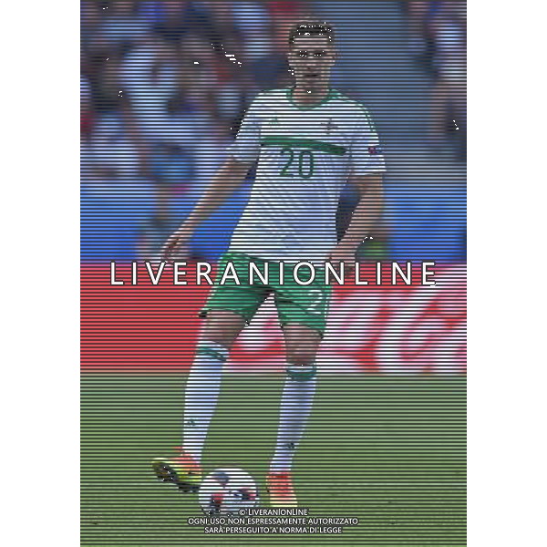 UEFA Francia EURO 2016 Final Tournament Roud of 16 Parigi - 25.06.2016 Galles-Irlanda del Nord Nella Foto:Cathcart Craig /Ph.Vitez-Ag. Aldo Liverani