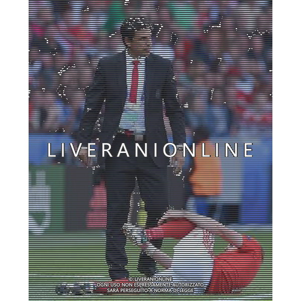 UEFA Francia EURO 2016 Final Tournament Roud of 16 Parigi - 25.06.2016 Galles-Irlanda del Nord Nella Foto:Coleman Chris /Ph.Vitez-Ag. Aldo Liverani