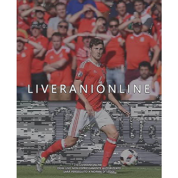 UEFA Francia EURO 2016 Final Tournament Roud of 16 Parigi - 25.06.2016 Galles-Irlanda del Nord Nella Foto:Davies Ben /Ph.Vitez-Ag. Aldo Liverani