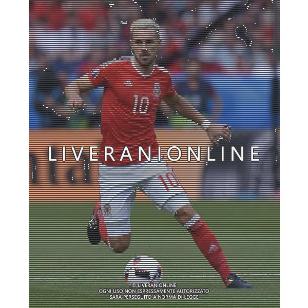 UEFA Francia EURO 2016 Final Tournament Roud of 16 Parigi - 25.06.2016 Galles-Irlanda del Nord Nella Foto:Ramsey Aaron /Ph.Vitez-Ag. Aldo Liverani