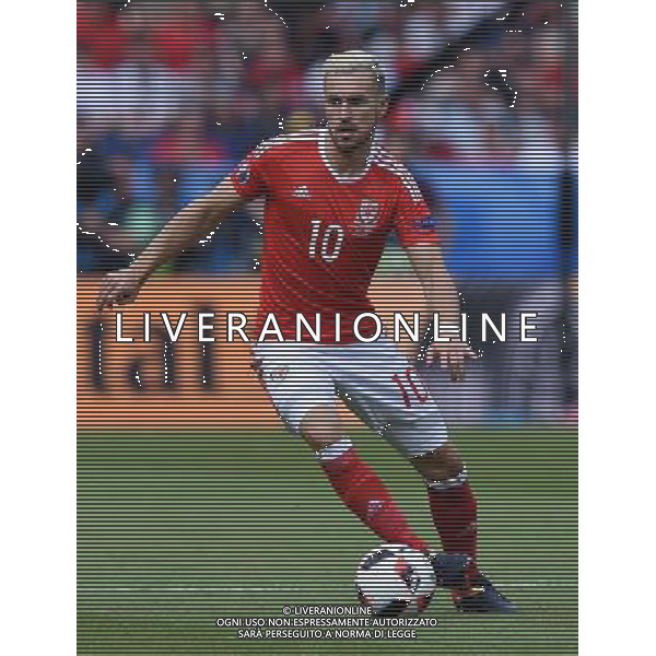 UEFA Francia EURO 2016 Final Tournament Roud of 16 Parigi - 25.06.2016 Galles-Irlanda del Nord Nella Foto:Ramsey Aaron /Ph.Vitez-Ag. Aldo Liverani