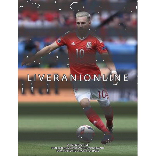 UEFA Francia EURO 2016 Final Tournament Roud of 16 Parigi - 25.06.2016 Galles-Irlanda del Nord Nella Foto:Ramsey Aaron /Ph.Vitez-Ag. Aldo Liverani