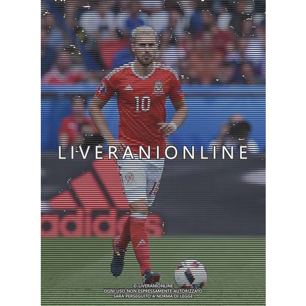 UEFA Francia EURO 2016 Final Tournament Roud of 16 Parigi - 25.06.2016 Galles-Irlanda del Nord Nella Foto:Ramsey Aaron /Ph.Vitez-Ag. Aldo Liverani