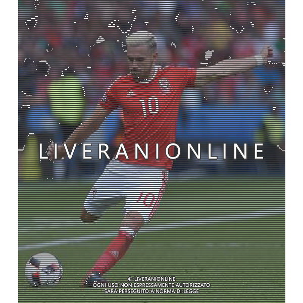 UEFA Francia EURO 2016 Final Tournament Roud of 16 Parigi - 25.06.2016 Galles-Irlanda del Nord Nella Foto:Ramsey Aaron /Ph.Vitez-Ag. Aldo Liverani