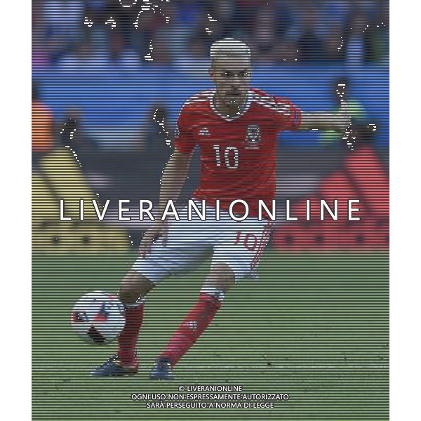 UEFA Francia EURO 2016 Final Tournament Roud of 16 Parigi - 25.06.2016 Galles-Irlanda del Nord Nella Foto:Ramsey Aaron /Ph.Vitez-Ag. Aldo Liverani