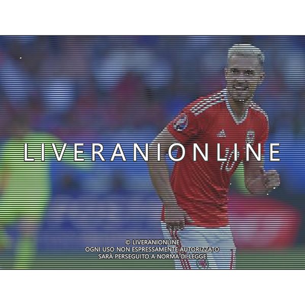 UEFA Francia EURO 2016 Final Tournament Roud of 16 Parigi - 25.06.2016 Galles-Irlanda del Nord Nella Foto:Ramsey Aaron /Ph.Vitez-Ag. Aldo Liverani