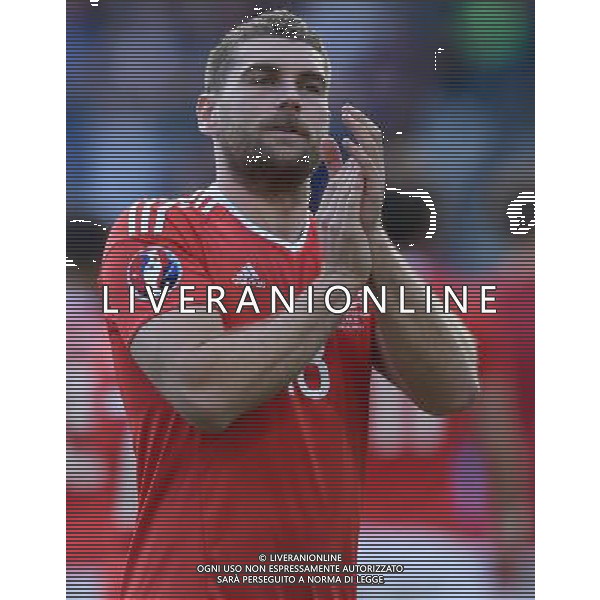 UEFA Francia EURO 2016 Final Tournament Roud of 16 Parigi - 25.06.2016 Galles-Irlanda del Nord Nella Foto:Vokes Sam /Ph.Vitez-Ag. Aldo Liverani