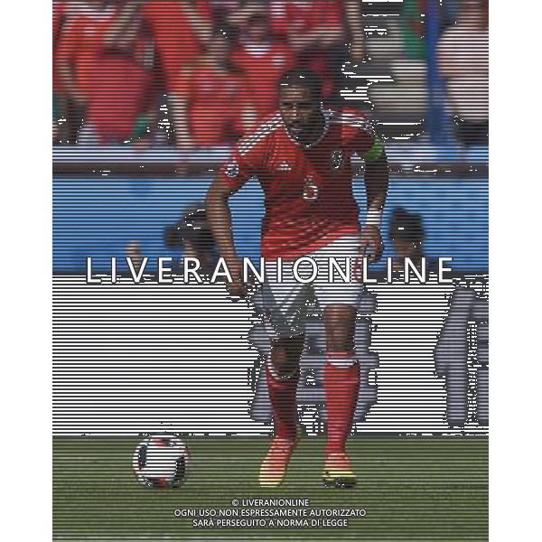 UEFA Francia EURO 2016 Final Tournament Roud of 16 Parigi - 25.06.2016 Galles-Irlanda del Nord Nella Foto:Williams Ashley /Ph.Vitez-Ag. Aldo Liverani