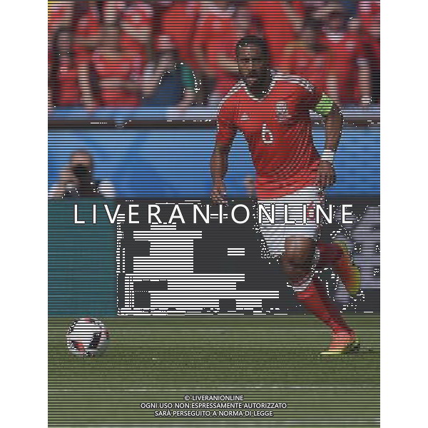 UEFA Francia EURO 2016 Final Tournament Roud of 16 Parigi - 25.06.2016 Galles-Irlanda del Nord Nella Foto:Williams Ashley /Ph.Vitez-Ag. Aldo Liverani