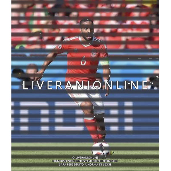 UEFA Francia EURO 2016 Final Tournament Roud of 16 Parigi - 25.06.2016 Galles-Irlanda del Nord Nella Foto:Williams Ashley /Ph.Vitez-Ag. Aldo Liverani