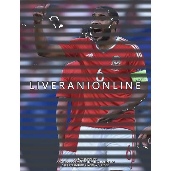 UEFA Francia EURO 2016 Final Tournament Roud of 16 Parigi - 25.06.2016 Galles-Irlanda del Nord Nella Foto:Williams Ashley /Ph.Vitez-Ag. Aldo Liverani