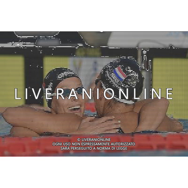 Internazionali di Nuoto 53 Trofeo Settecolli Roma - 25.06.2016 - Stadio del Nuoto - nella foto: Federica Pellegrini e Ranomi Kromowidjojo NED /Ph. Corradetti - AG ALDO LIVERANI SAS