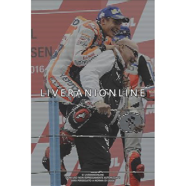 26.06.2016. Assen, Olanda. Marc Marquez e MArc Van Der Straten. FOTO G.PIAZZOLLA-AG ALDO LIVERANI SAS