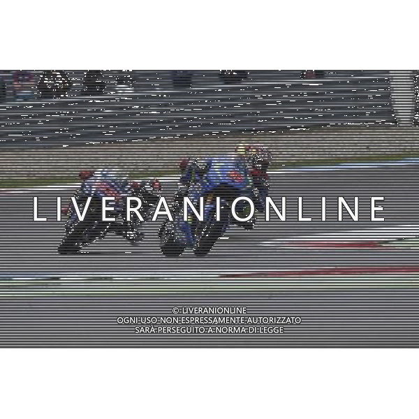 26.06.2016. Assen, Olanda.Maverick Vinales (Suzuki Ecstar) durante la gara. FOTO G.PIAZZOLLA-AG ALDO LIVERANI SAS