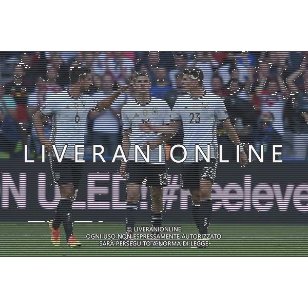 UEFA Francia EURO 2016 Final Tournament Round of 16 Lille - 26.06.2016 Germania-Slovacchia Nella Foto:gomez esulta /Ph.Vitez-Ag. Aldo Liverani