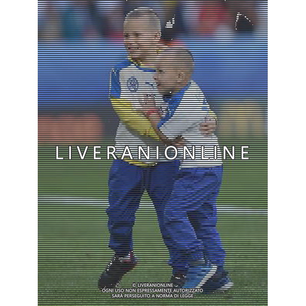 UEFA Francia EURO 2016 Final Tournament Round of 16 Lille - 26.06.2016 Germania-Slovacchia Nella Foto:hamsik con i figli /Ph.Vitez-Ag. Aldo Liverani