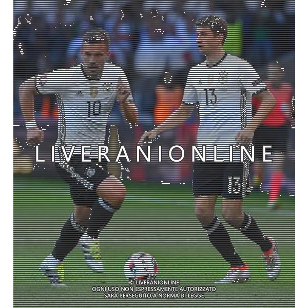 UEFA Francia EURO 2016 Final Tournament Round of 16 Lille - 26.06.2016 Germania-Slovacchia Nella Foto:Muller Thomas-Podolski Lukas /Ph.Vitez-Ag. Aldo Liverani