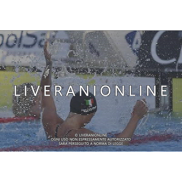Internazionali di Nuoto 53 Trofeo Settecolli Roma - 26.06.2016 - Stadio del Nuoto - nella foto: Federica Pellegrini esulta dopo la vittoria sui 200 stile /Ph. Corradetti - AG ALDO LIVERANI SAS