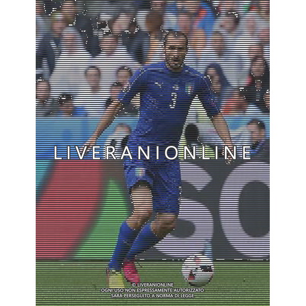 UEFA Francia EURO 2016 Final Tournament Round of 16 Parigi Saint-Denis - 27.06.2016 Italia-Spagna Nella Foto:chiellini giorgio /Ph.Vitez-Ag. Aldo Liverani