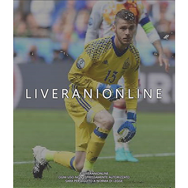 UEFA Francia EURO 2016 Final Tournament Round of 16 Parigi Saint-Denis - 27.06.2016 Italia-Spagna Nella Foto:de gea /Ph.Vitez-Ag. Aldo Liverani