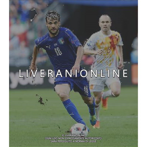 UEFA Francia EURO 2016 Final Tournament Round of 16 Parigi Saint-Denis - 27.06.2016 Italia-Spagna Nella Foto:parolo andrea /Ph.Vitez-Ag. Aldo Liverani