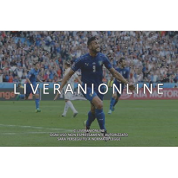 UEFA Francia EURO 2016 Final Tournament Round of 16 Parigi Saint-Denis - 27.06.2016 Italia-Spagna Nella Foto: esultanza dopo il gol di graziano pelle\' del 2-0 /Ph.Vitez-Ag. Aldo Liverani