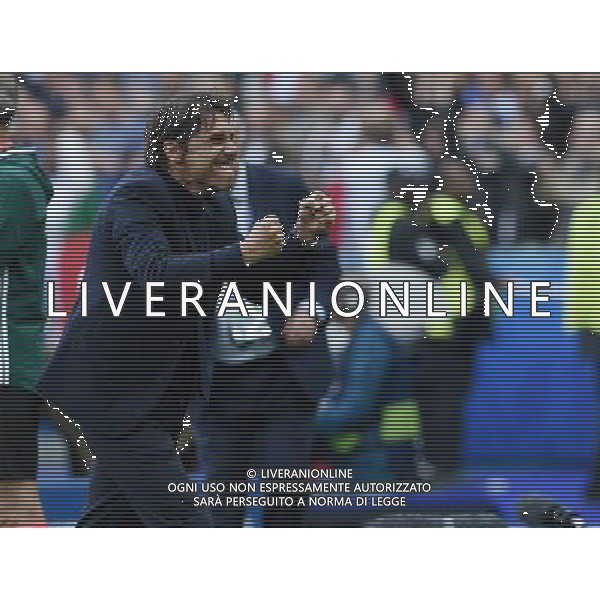 UEFA Francia EURO 2016 Final Tournament Round of 16 Parigi Saint-Denis - 27.06.2016 Italia-Spagna Nella Foto: antonio conte esulta a fine partita per la vittoria /Ph.Vitez-Ag. Aldo Liverani