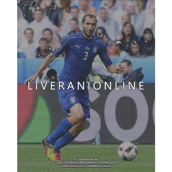 UEFA Francia EURO 2016 Final Tournament Round of 16 Parigi Saint-Denis - 27.06.2016 Italia-Spagna Nella Foto:Chiellini Giorgio /Ph.Vitez-Ag. Aldo Liverani