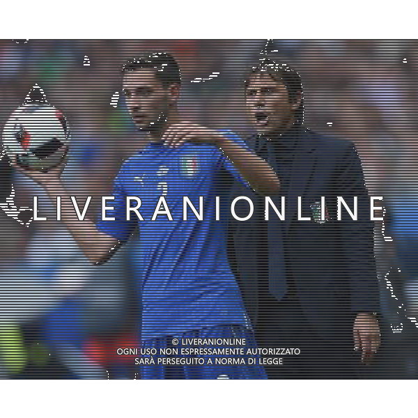UEFA Francia EURO 2016 Final Tournament Round of 16 Parigi Saint-Denis - 27.06.2016 Italia-Spagna Nella Foto:Conte Antonio /Ph.Vitez-Ag. Aldo Liverani