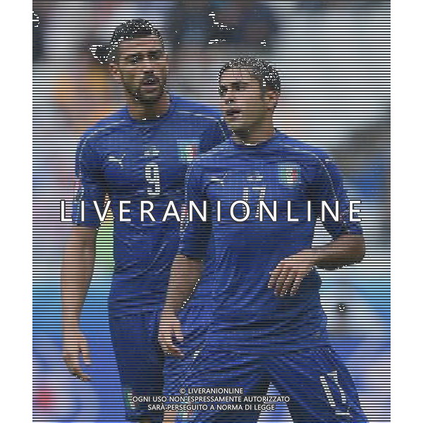UEFA Francia EURO 2016 Final Tournament Round of 16 Parigi Saint-Denis - 27.06.2016 Italia-Spagna Nella Foto:Eder Citadin-Pelle\' Graziano /Ph.Vitez-Ag. Aldo Liverani