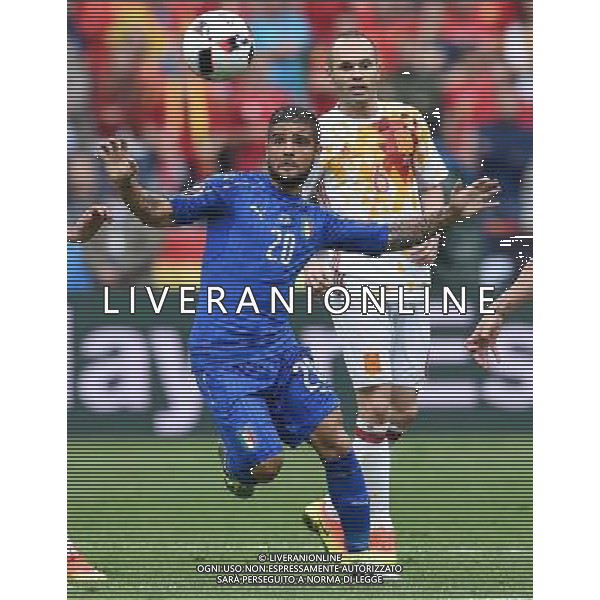 UEFA Francia EURO 2016 Final Tournament Round of 16 Parigi Saint-Denis - 27.06.2016 Italia-Spagna Nella Foto:Insigne Lorenzo /Ph.Vitez-Ag. Aldo Liverani
