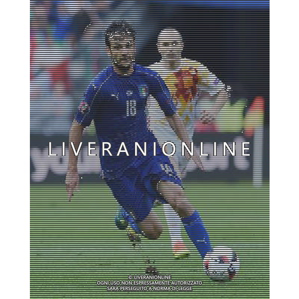 UEFA Francia EURO 2016 Final Tournament Round of 16 Parigi Saint-Denis - 27.06.2016 Italia-Spagna Nella Foto:Parolo Marco /Ph.Vitez-Ag. Aldo Liverani