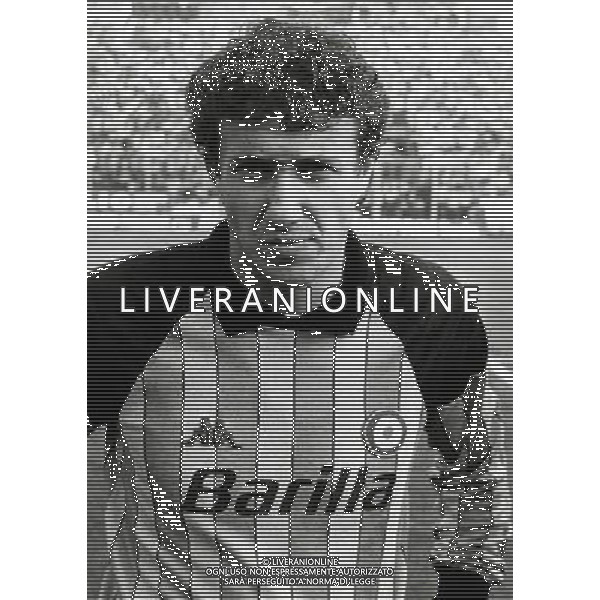 RETROSPETTIVA FRANCO TANCREDI CALCIATORE NELLA FOTO FRANCO TANCREDI CON LA MAGLIA DELLA ROMA AG ALDO LIVERANI SAS