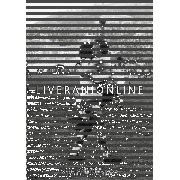 RETROSPETTIVA FRANCO TANCREDI CALCIATORE NELLA FOTO FRANCO TANCREDI CON LA MAGLIA DELLA ROMA AG ALDO LIVERANI SAS